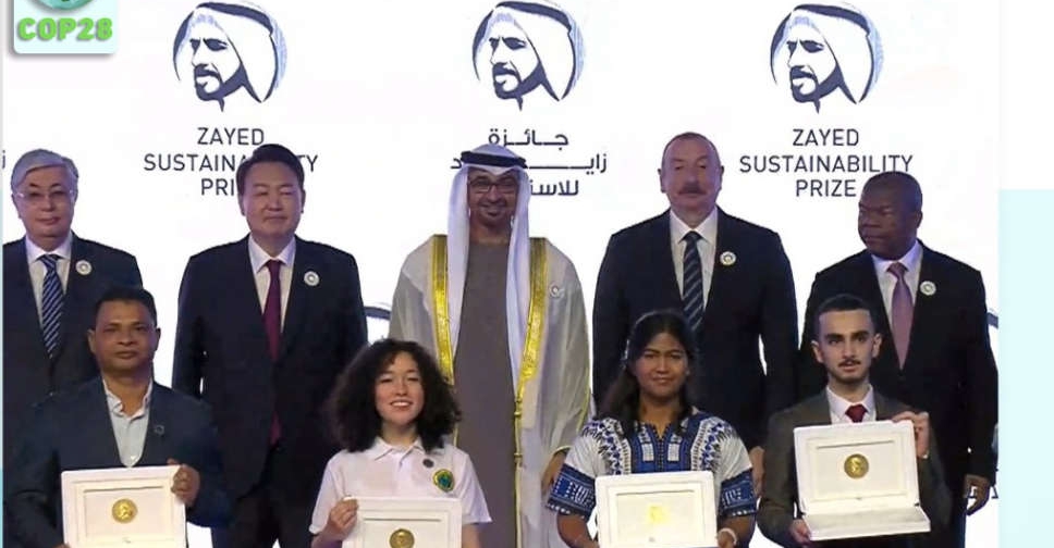 Winners of Zayed Sustainability Prize announced