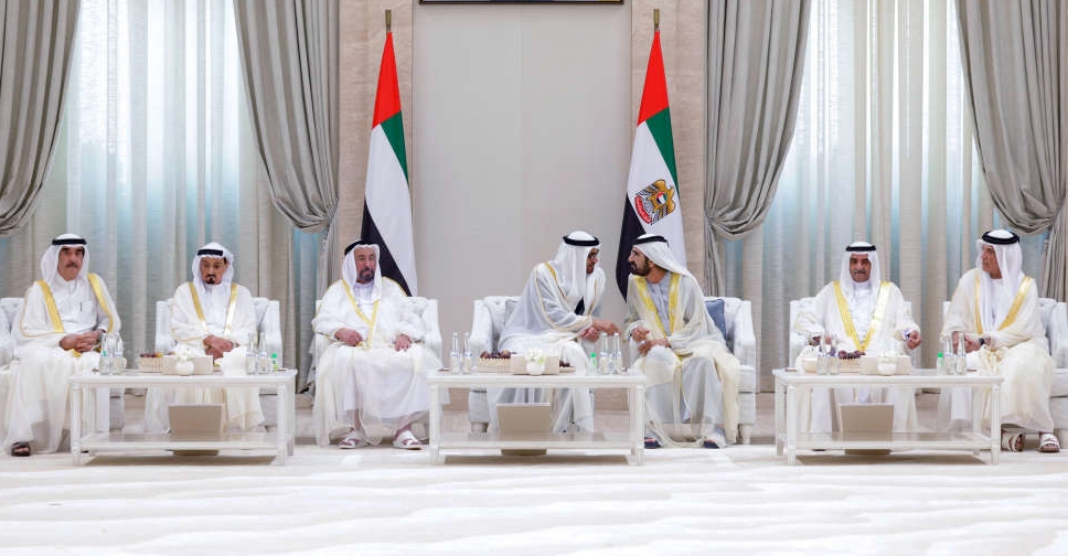 UAE President hosts Rulers Crown Princes on occasion of Eid AlFitr